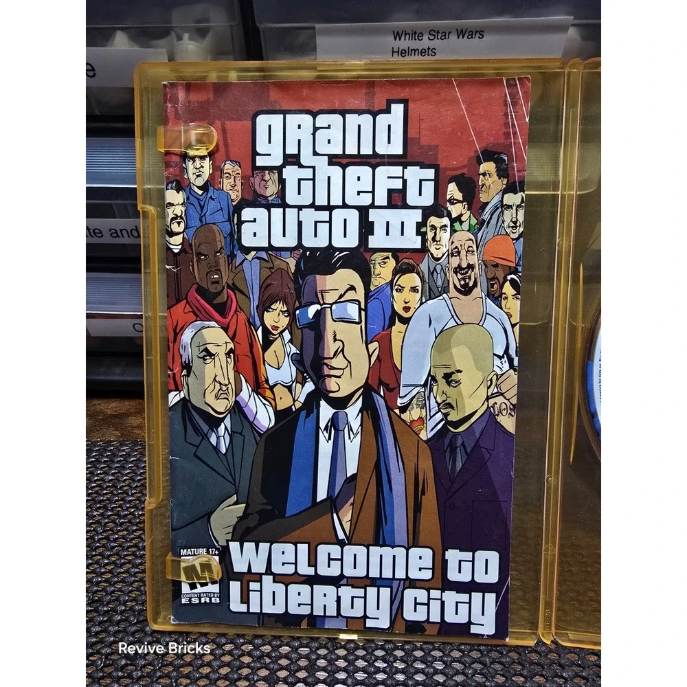 Grand Theft Auto III GTA 3 (Sony PlayStation 2 PS2) Game & Manual Tested Working